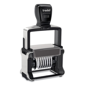 Trodat® Self-inking Professional Numberer, Type Size 2, Eight Bands-digits, Black freeshipping - TVN Wholesale
